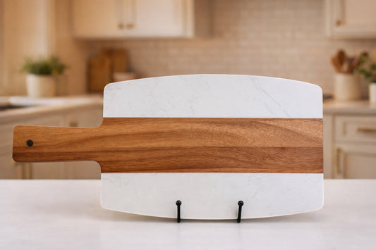 Marble Wood Serving Board